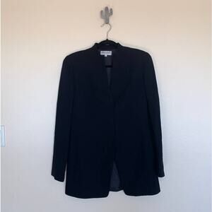 Giorgio Armani Chevron Oversized Blazer